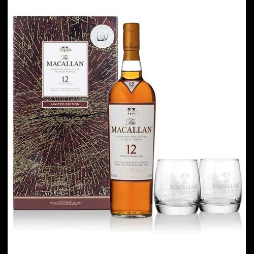 Macallan 12 Sherry Oak Limited Edition Glass Gift Pack - Top Choice